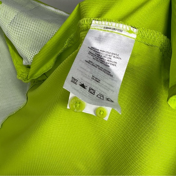 Men’s Columbia Small PFG Shirt Long Sleeve Bright Green Omni Shade - Picture 7 of 10